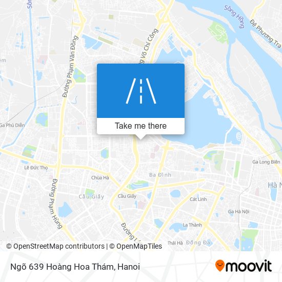 Ngõ 639 Hoàng Hoa Thám map