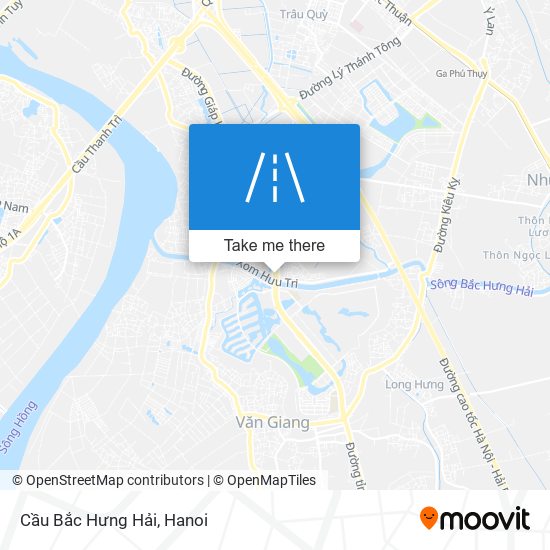 Cầu Bắc Hưng Hải map