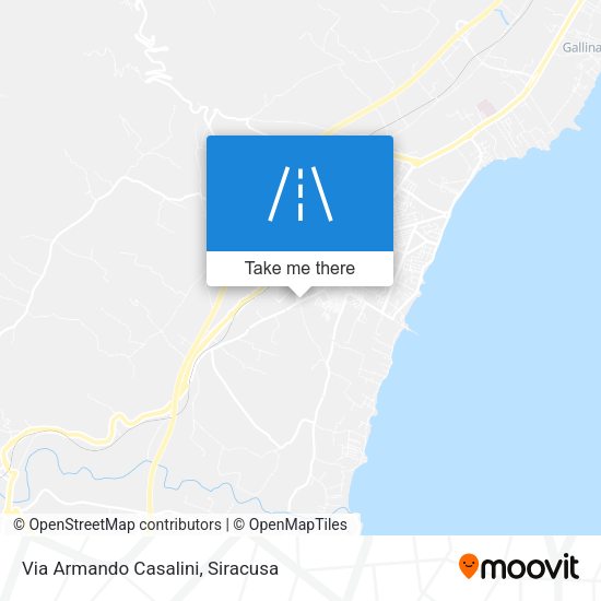 Via Armando Casalini map