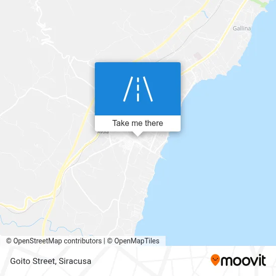Goito Street map