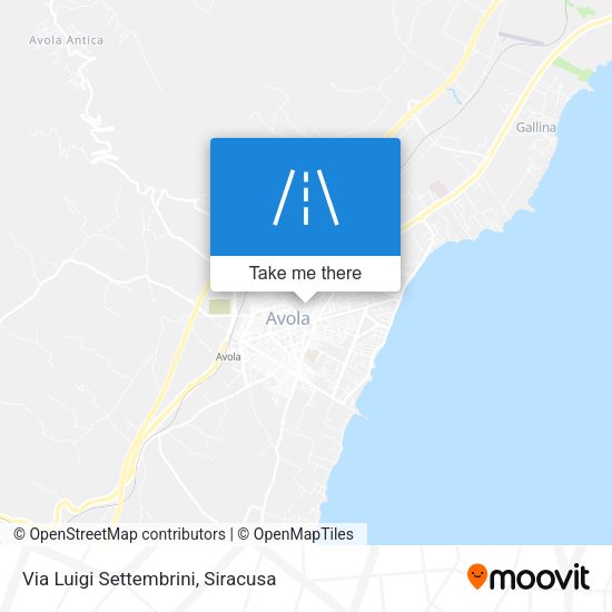 Via Luigi Settembrini map