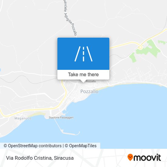 Via Rodolfo Cristina map