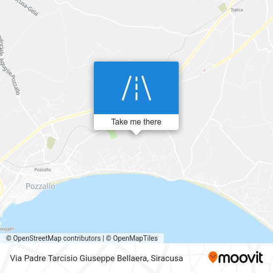Via Padre Tarcisio Giuseppe Bellaera map