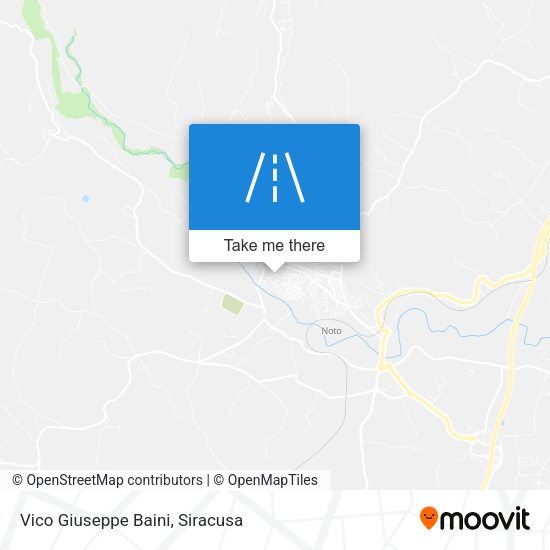 Vico Giuseppe Baini map
