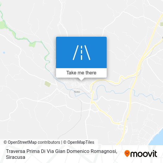 Traversa Prima Di Via Gian Domenico Romagnosi map