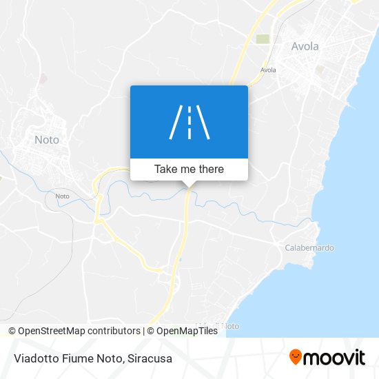 Viadotto Fiume Noto map