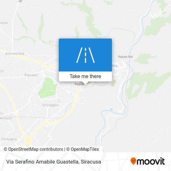 Via Serafino Amabile Guastella map