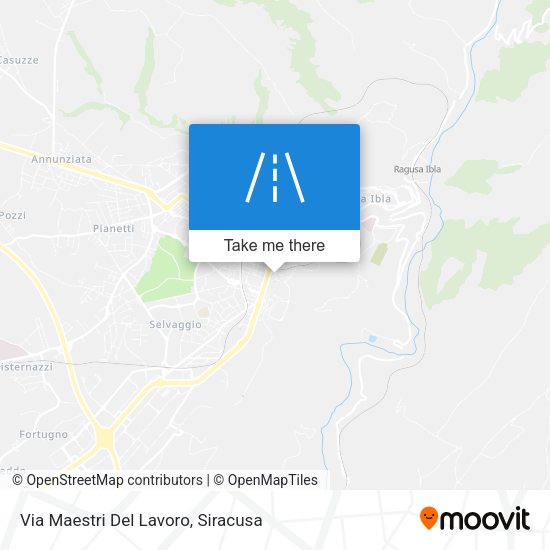 Via Maestri Del Lavoro map