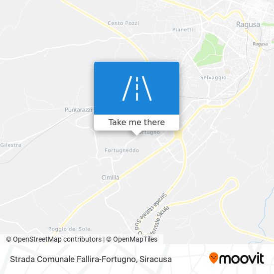 Strada Comunale Fallira-Fortugno map