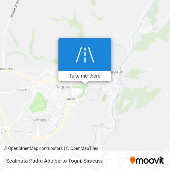 Scalinata Padre Adalberto Togni map