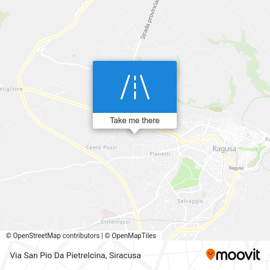 Via San Pio Da Pietrelcina map