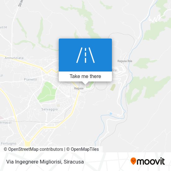 Via Ingegnere Migliorisi map