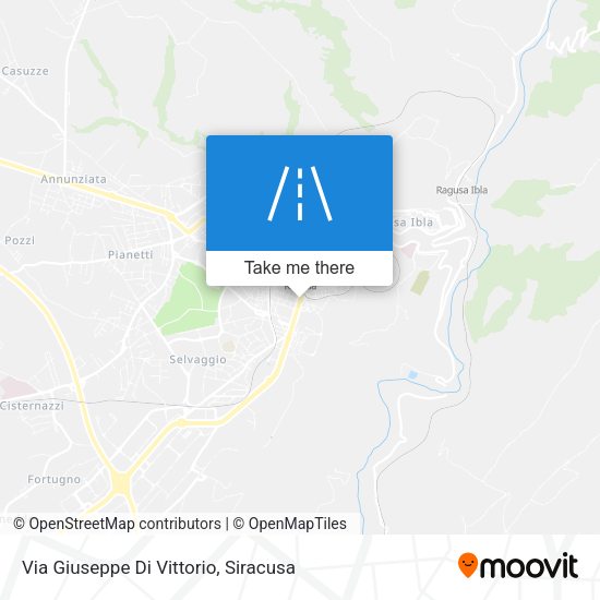 Via Giuseppe Di Vittorio map