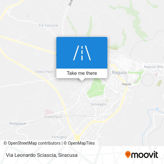 Via Leonardo Sciascia map