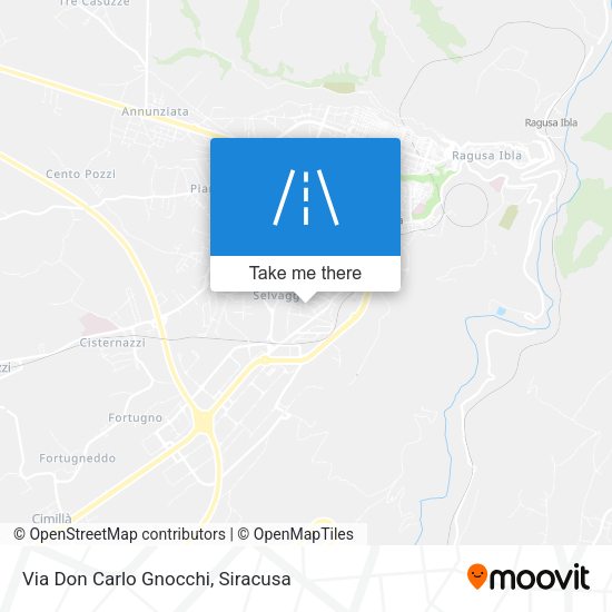 Via Don Carlo Gnocchi map