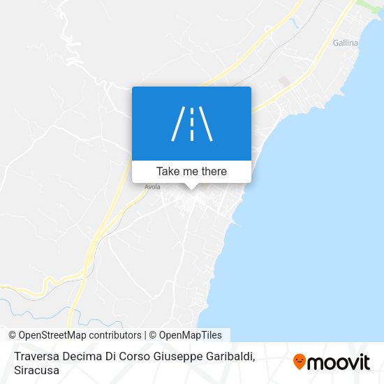 Traversa Decima Di Corso Giuseppe Garibaldi map