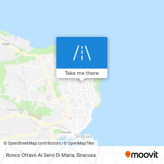 Ronco Ottavo Ai Servi Di Maria map