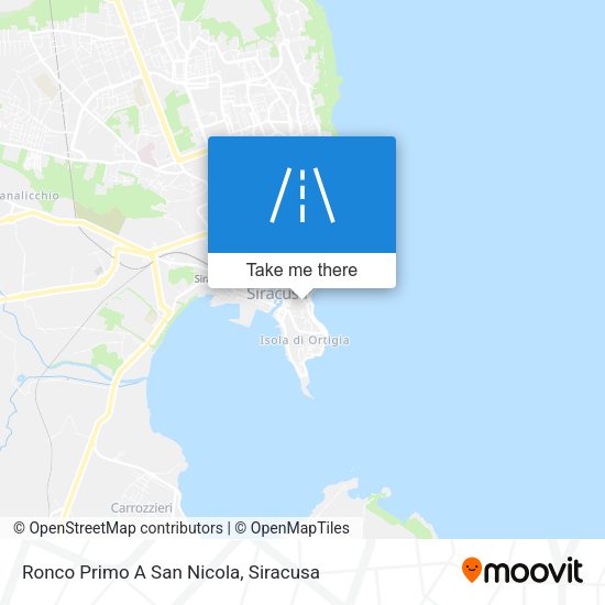 Ronco Primo A San Nicola map