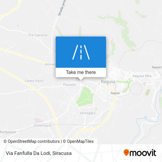 Via Fanfulla Da Lodi map
