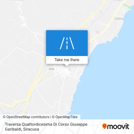 Traversa Quattordicesima Di Corso Giuseppe Garibaldi map