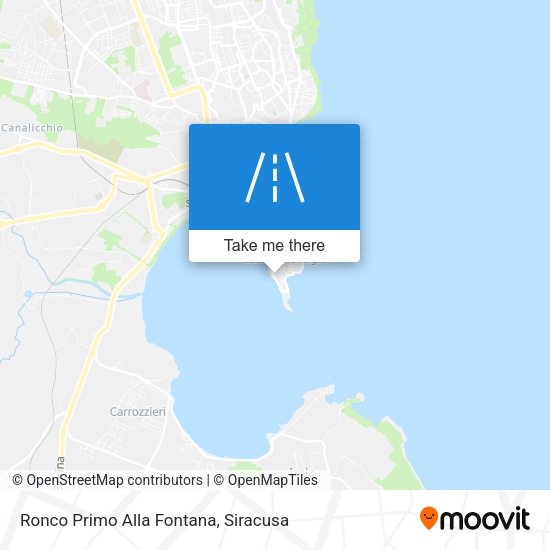 Ronco Primo Alla Fontana map