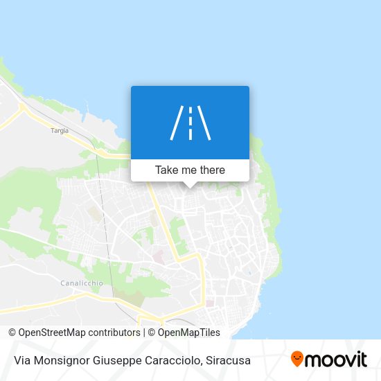 Via Monsignor Giuseppe Caracciolo map