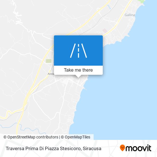 Traversa Prima Di Piazza Stesicoro map