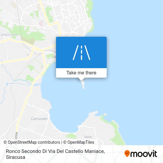 Ronco Secondo Di Via Del Castello Maniace map