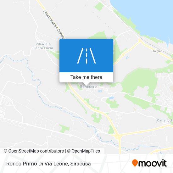 Ronco Primo Di Via Leone map