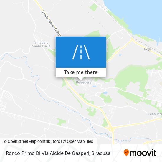 Ronco Primo Di Via Alcide De Gasperi map