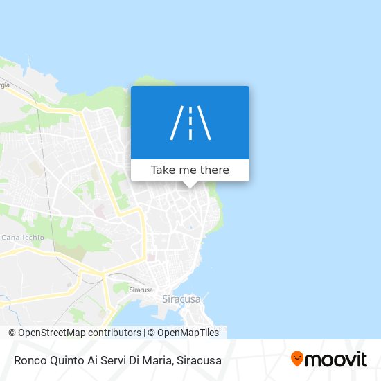 Ronco Quinto Ai Servi Di Maria map