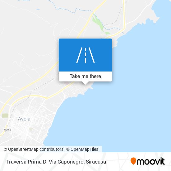 Traversa Prima Di Via Caponegro map