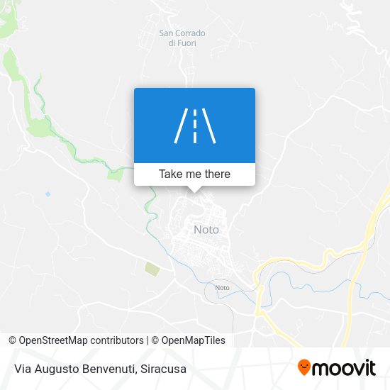 Via Augusto Benvenuti map
