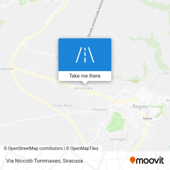 Via Niccolò Tommaseo map