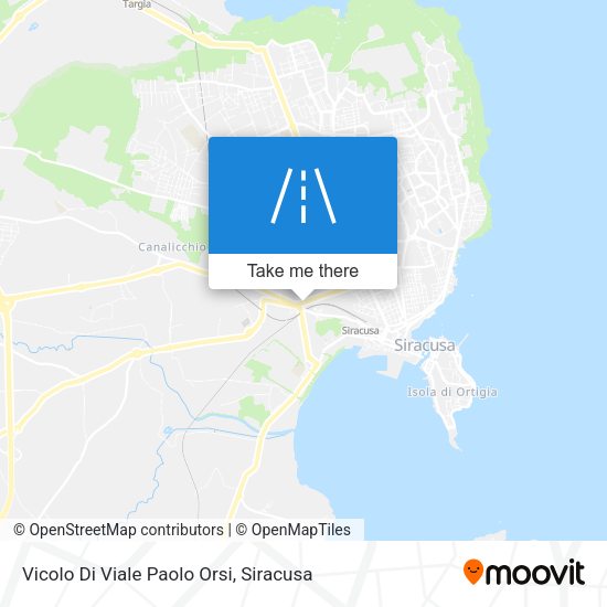 Vicolo Di Viale Paolo Orsi map