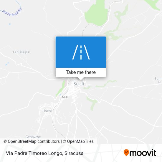 Via Padre Timoteo Longo map