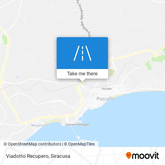 Viadotto Recupero map