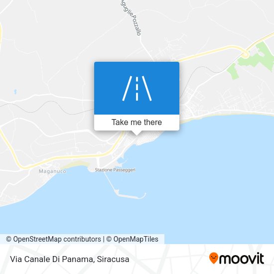 Via Canale Di Panama map