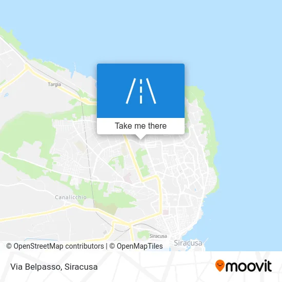 Belpasso Street map