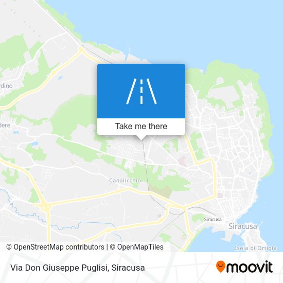 Via Don Giuseppe Puglisi map