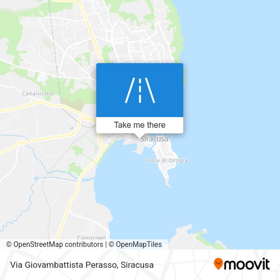 Via Giovambattista Perasso map
