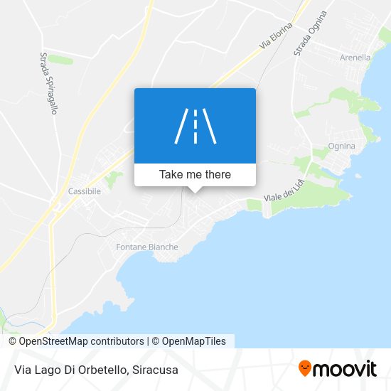 Via Lago Di Orbetello map