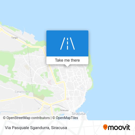 Via Pasquale Sgandurra map