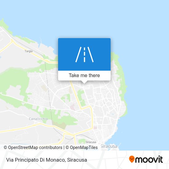 Via Principato Di Monaco map