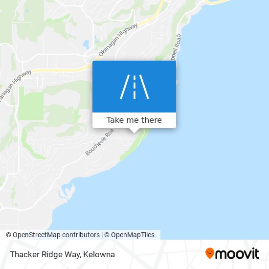 Thacker Ridge Way map