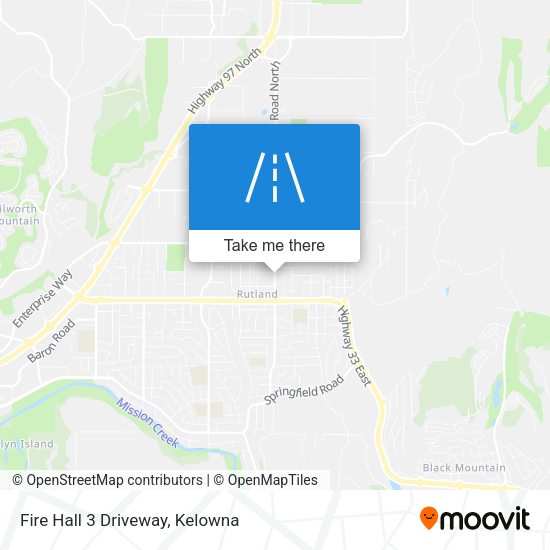 Fire Hall 3 Driveway map