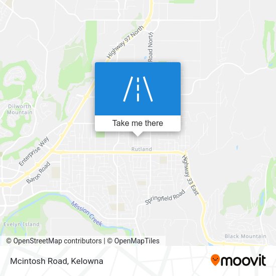 Mcintosh Road plan