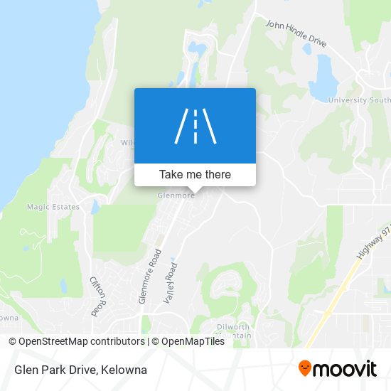 Glen Park Drive map