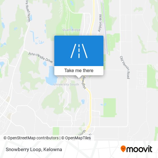 Snowberry Loop map