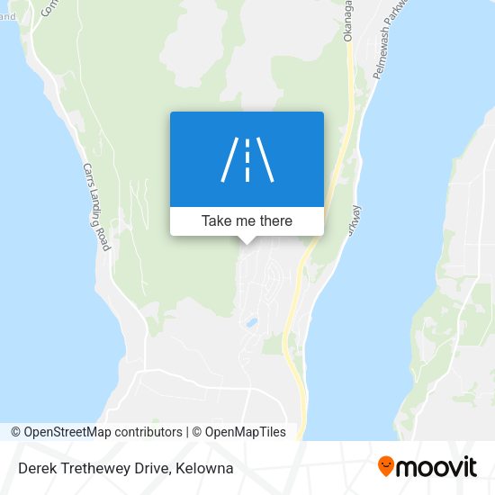 Derek Trethewey Drive map